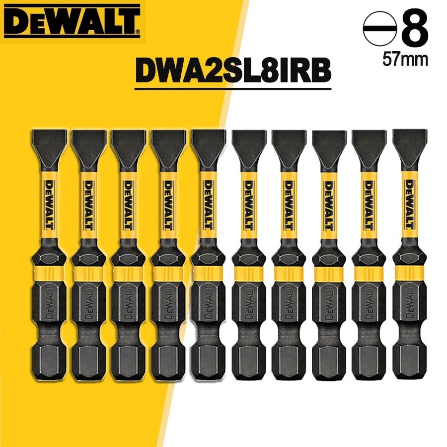 Power Tools Online - DEWALT Slotted Impact Screwdriver Bit Set