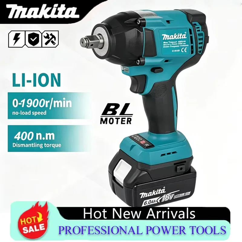 Power Tools Impact Wrench - Makita Brushless Digital Display Electric Impact