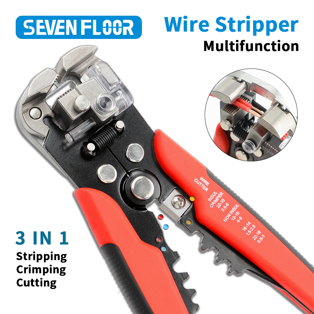 Power Tools America - Multifunctional Automatic Wire Stripper Pliers AWG24-10