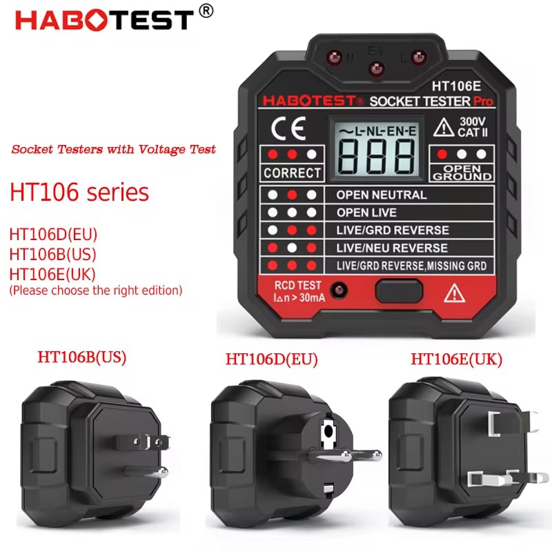 HT106 Digital Socket Tester Pr - Power Tools Uk Review recensie en prijs