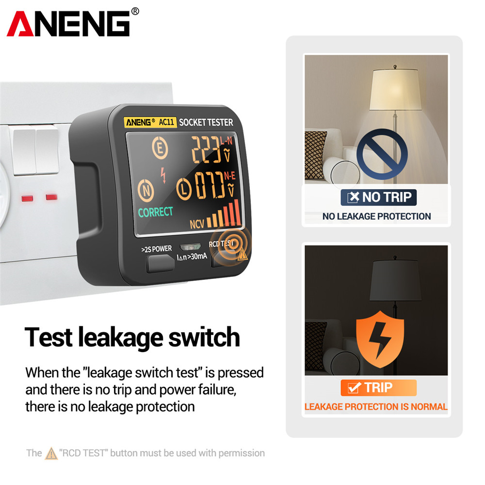 ANENG AC10/AC11 Socket Detecto - Power Tools Uk Review recensie en prijs