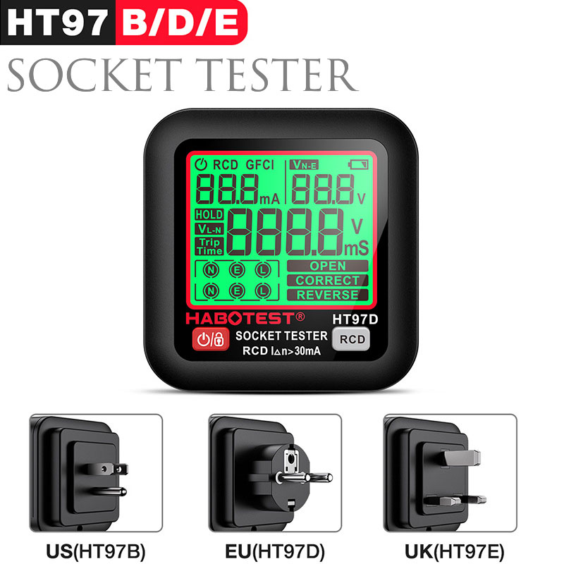 HT97 Digital Socket Tester Vol - Power Tools Uk Review recensie en prijs