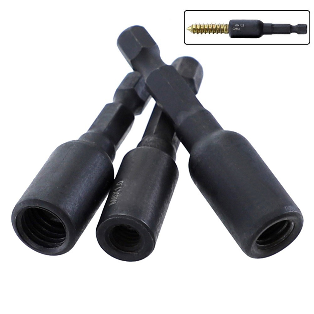 3Pcs Socket Adapter M6/M8/M10  - Power Tools Online recensie en prijs