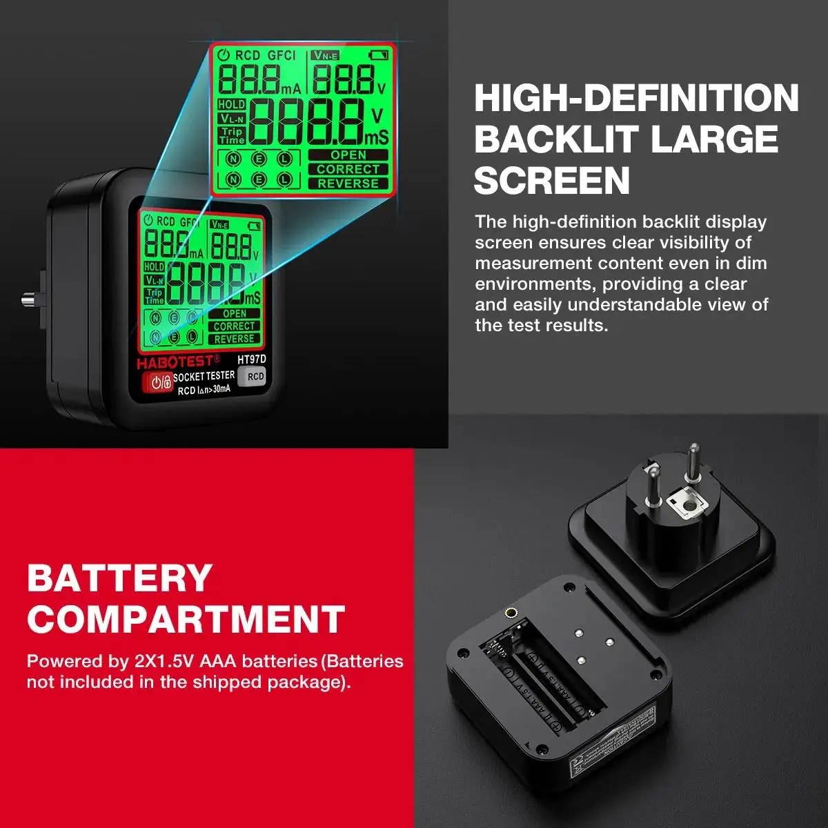 HABOTEST HT97 Digital Socket T - Power Tools Uk Review recensie en prijs