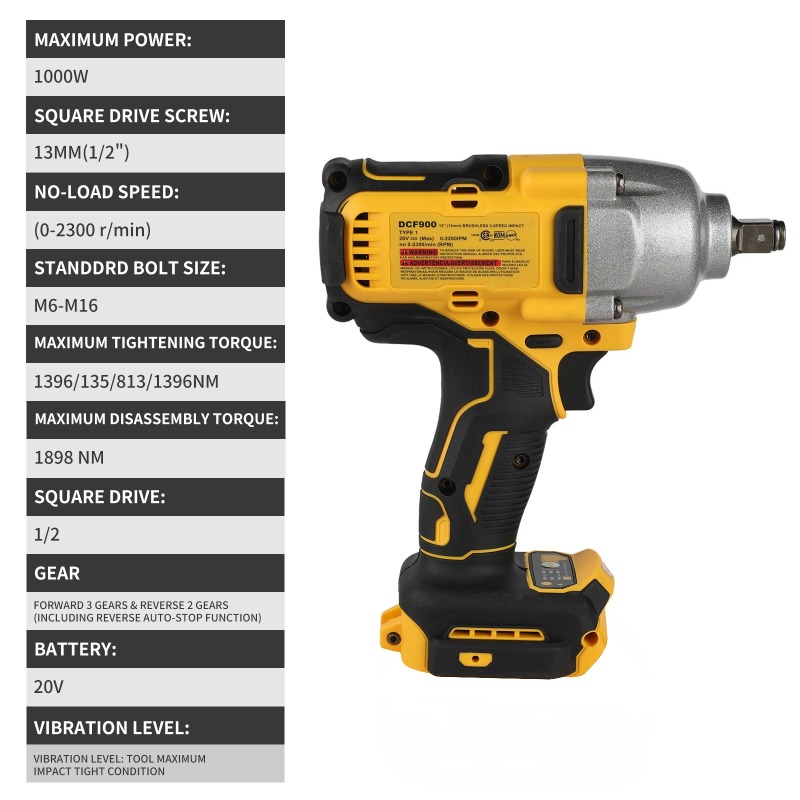 Brushless Cordless Impact Wren - Power Tools Impact Wrench recensie en prijs