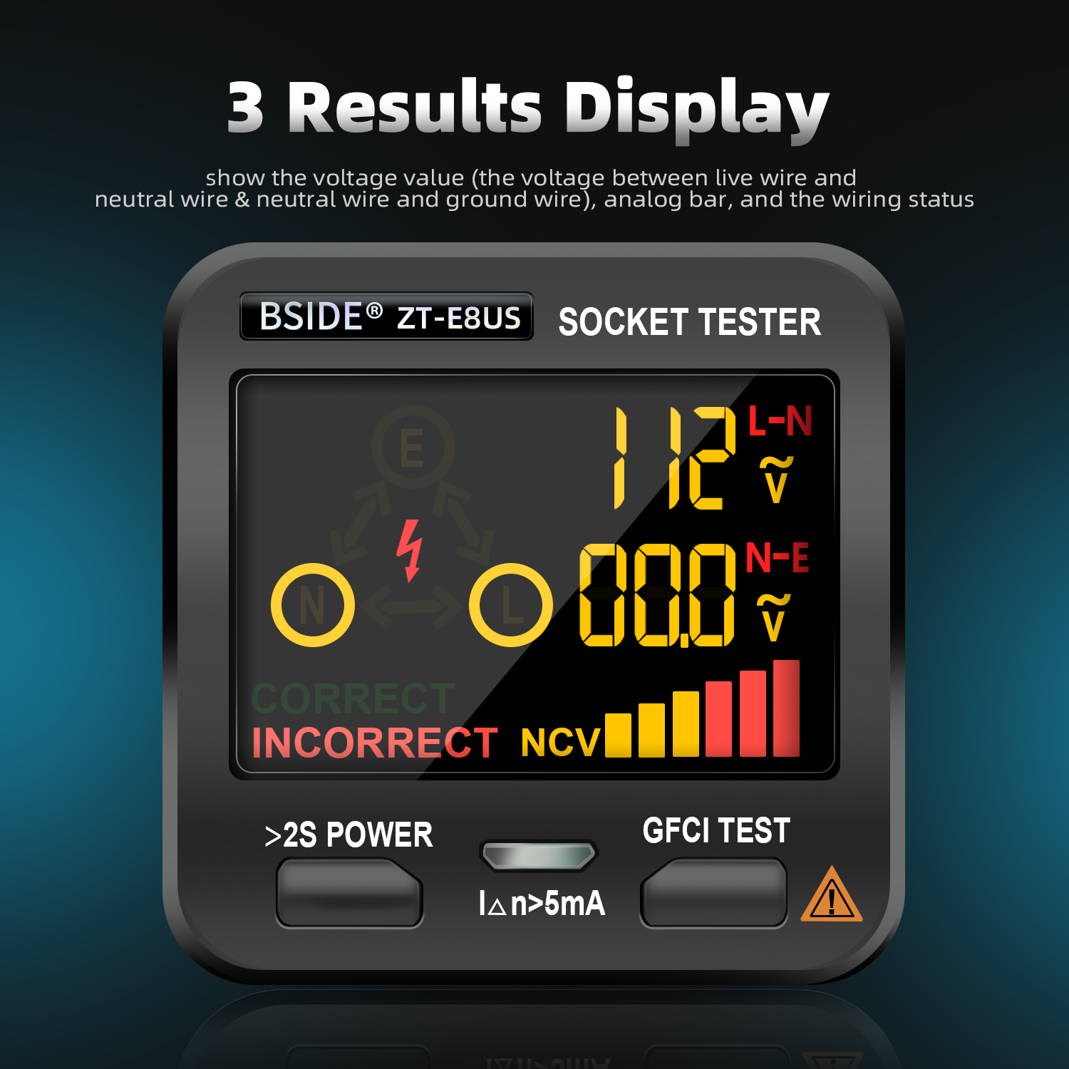 BSIDE Smart Socket Tester Smar - Power Tools Uk Review recensie en prijs