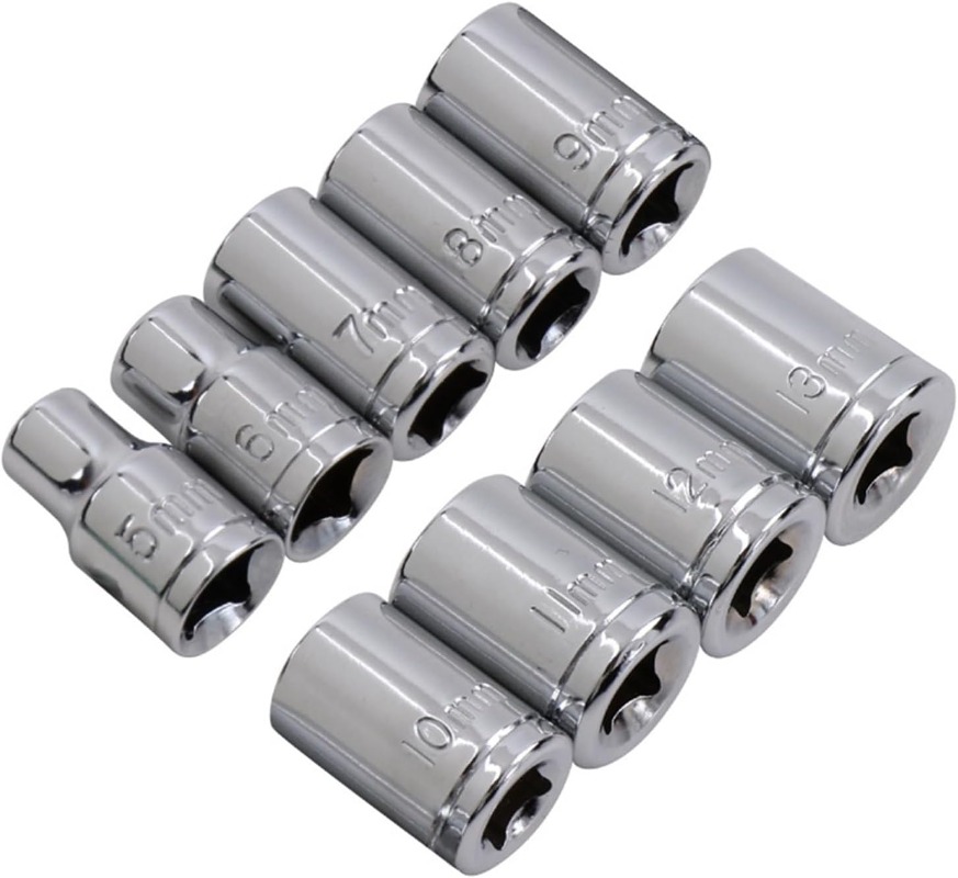 45/9Pcs 1/4 Inch Drive 5-13mm  - Power Tools Online recensie en prijs
