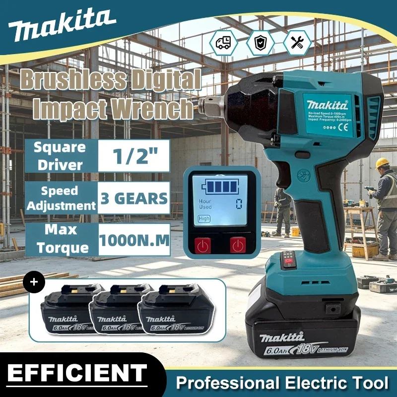 Makita Brushless Digital Displ - Power Tools Impact Wrench recensie en prijs