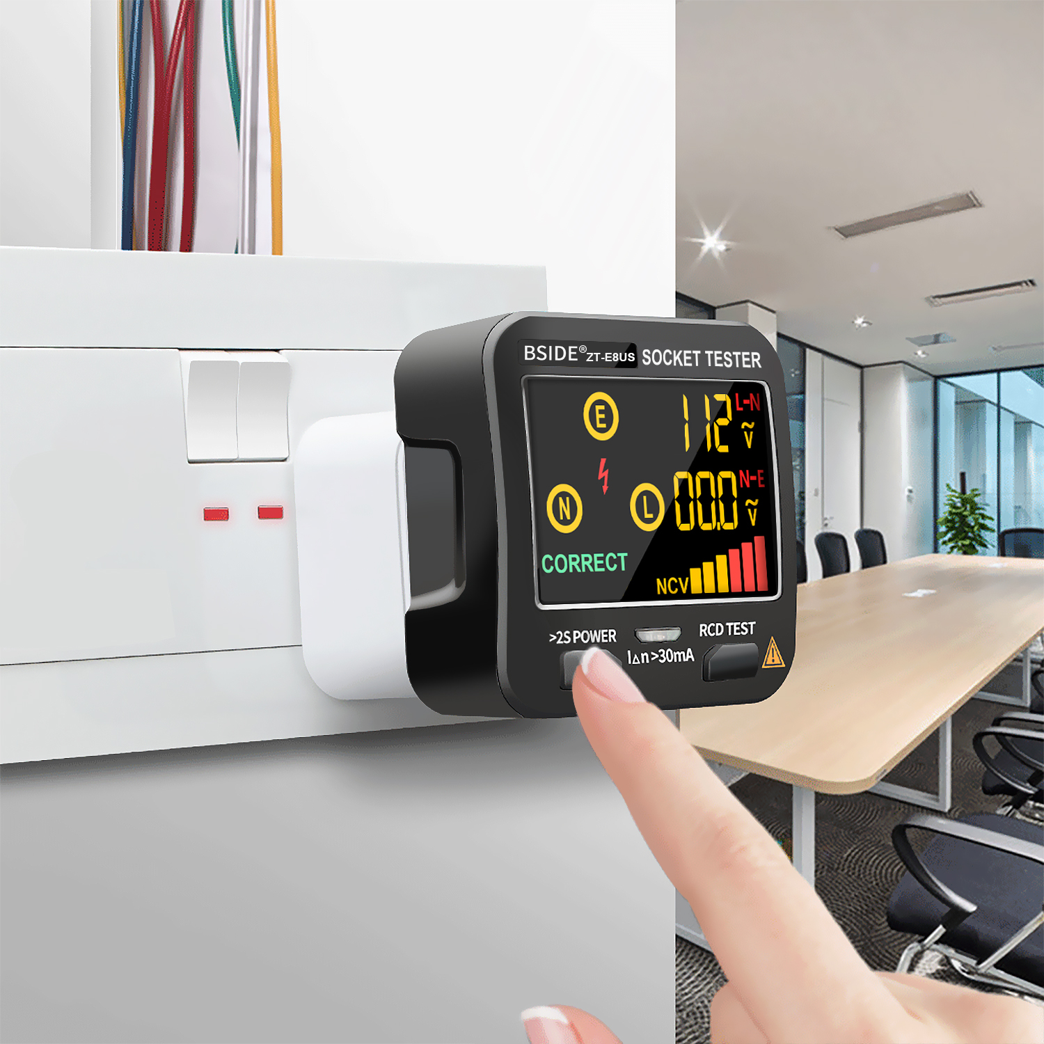 BSIDE Smart Socket Tester Smar - Power Tools Uk Review recensie en prijs
