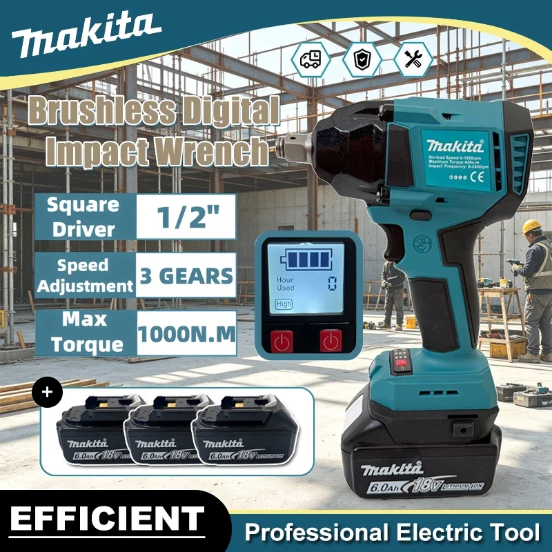 Makita Brushless Digital Displ - Power Tools Impact Wrench recensie en prijs