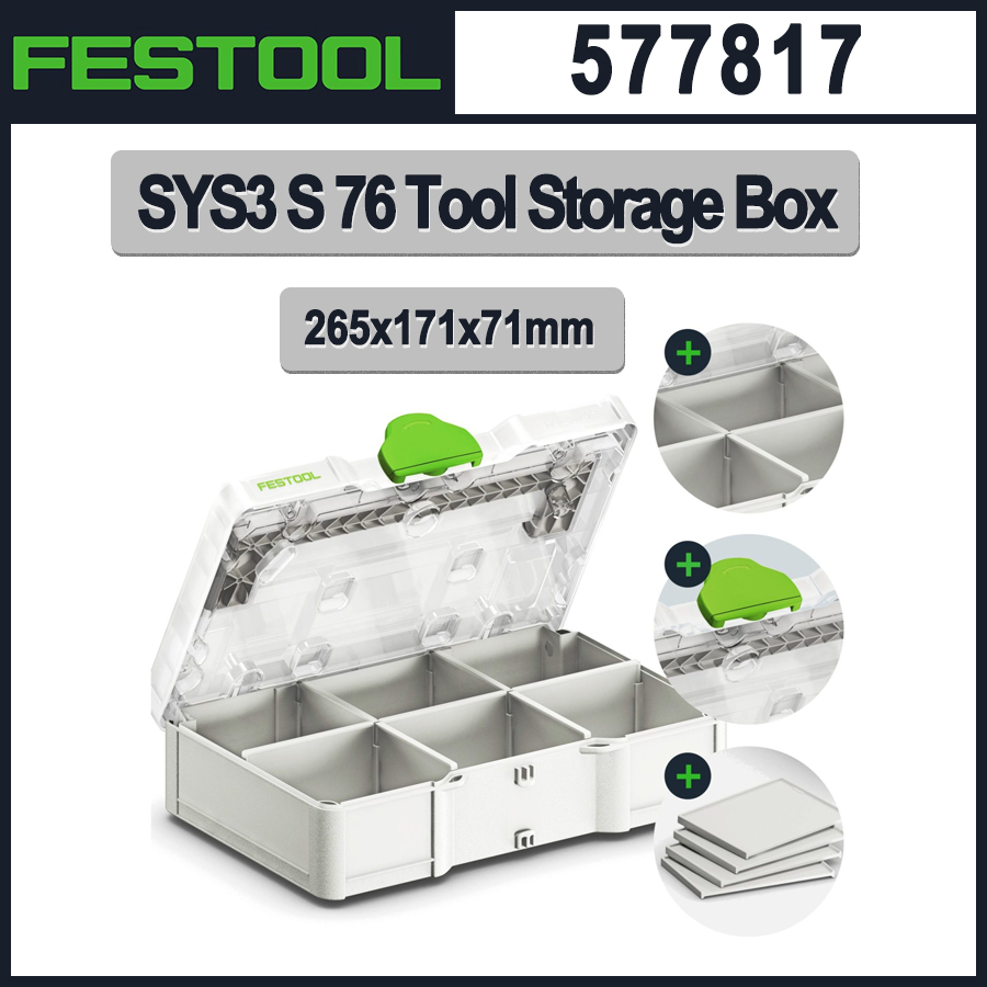FESTOOL SYS3 S 76 Tool Storage - Power Tools Festool recensie en prijs