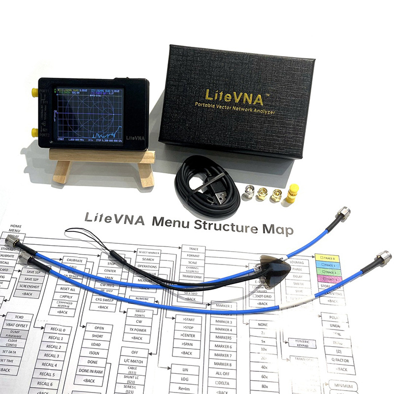 HOSHI LiteVNA64 50kHz-6.3GHz V - Power Tools Vector recensie en prijs