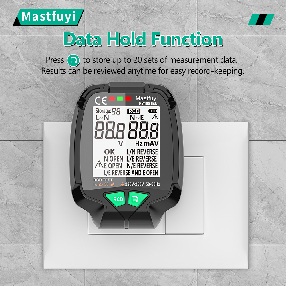MASTFUYI FY1881 Socket Tester  - Power Tools Uk Review recensie en prijs