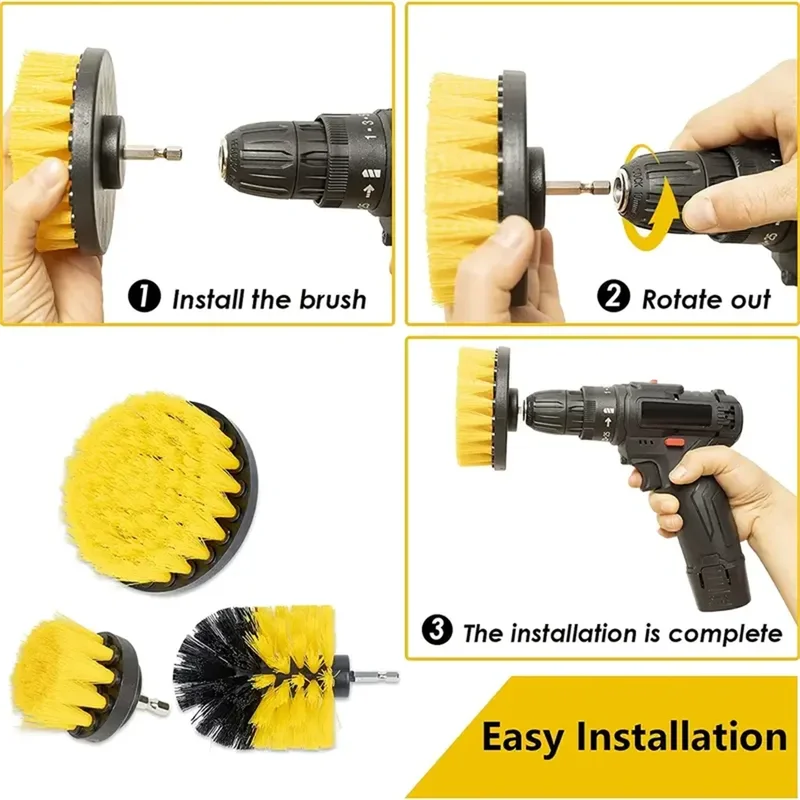 3 pcs/set drill brush set powe - Power Z Tools recensie en prijs