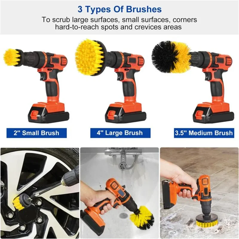3 pcs/set drill brush set powe - Power Z Tools recensie en prijs