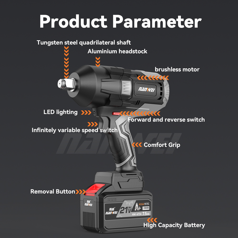 Industrial Grade High Torque E - Power Tools Impact Wrench recensie en prijs