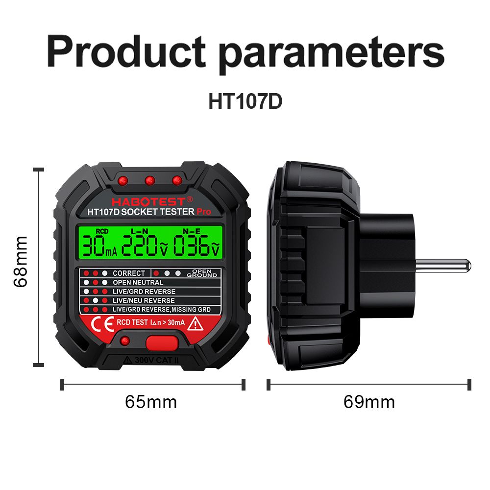HT106/HT107 Socket Testers Vol - Power Tools Uk Review recensie en prijs