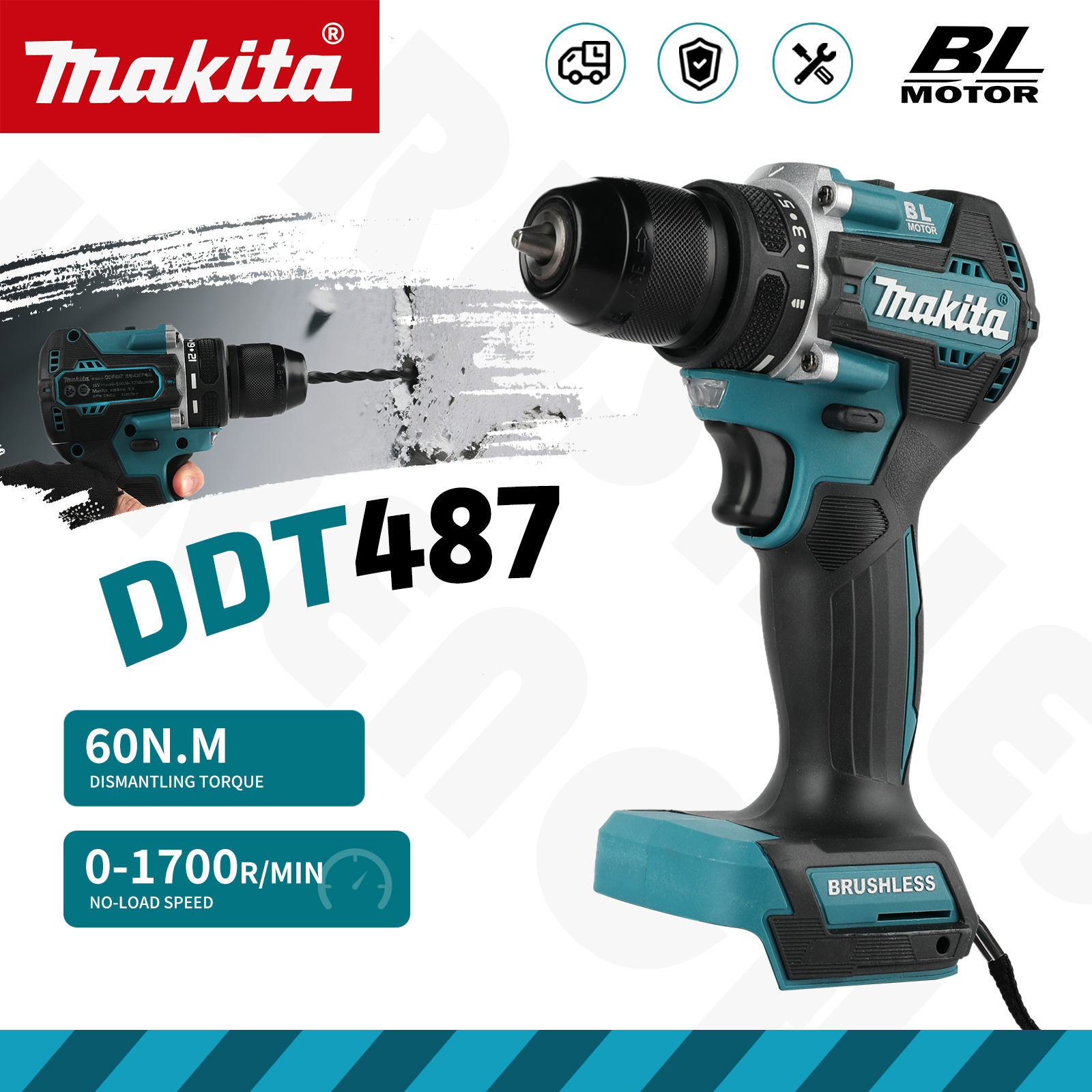 Makita DDF487 Professional Dri - Power Z Tools recensie en prijs