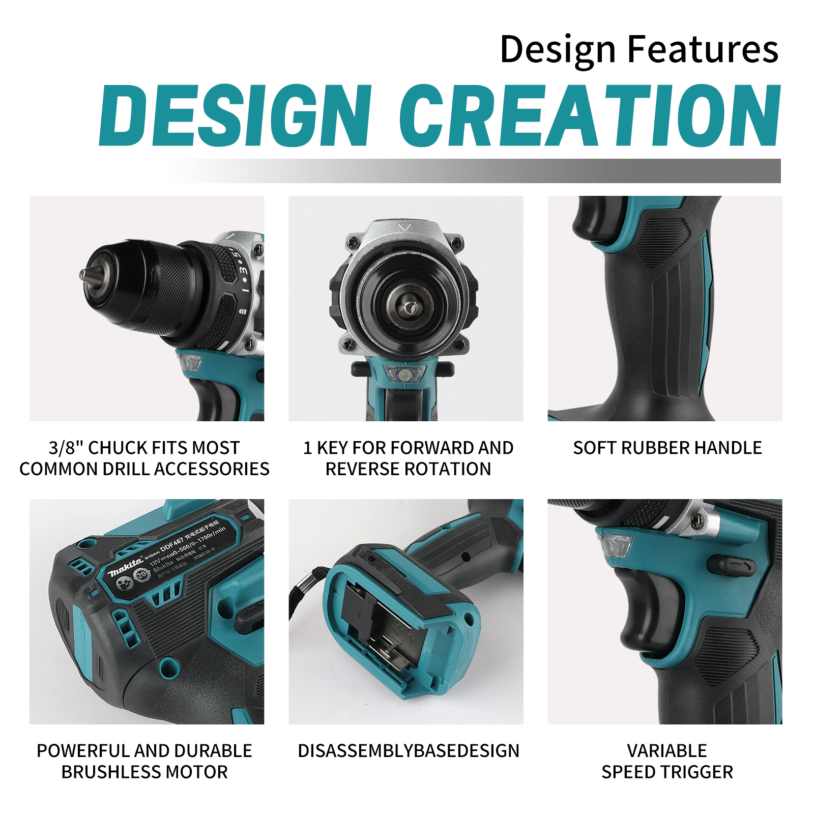 Makita DDF487 Professional Dri - Power Z Tools recensie en prijs