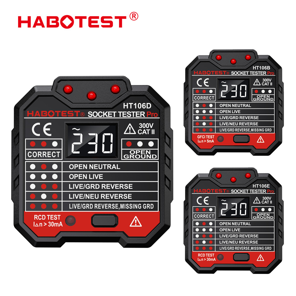 HABOTEST HT106 Digital Socket  - Power Tools Uk Review recensie en prijs