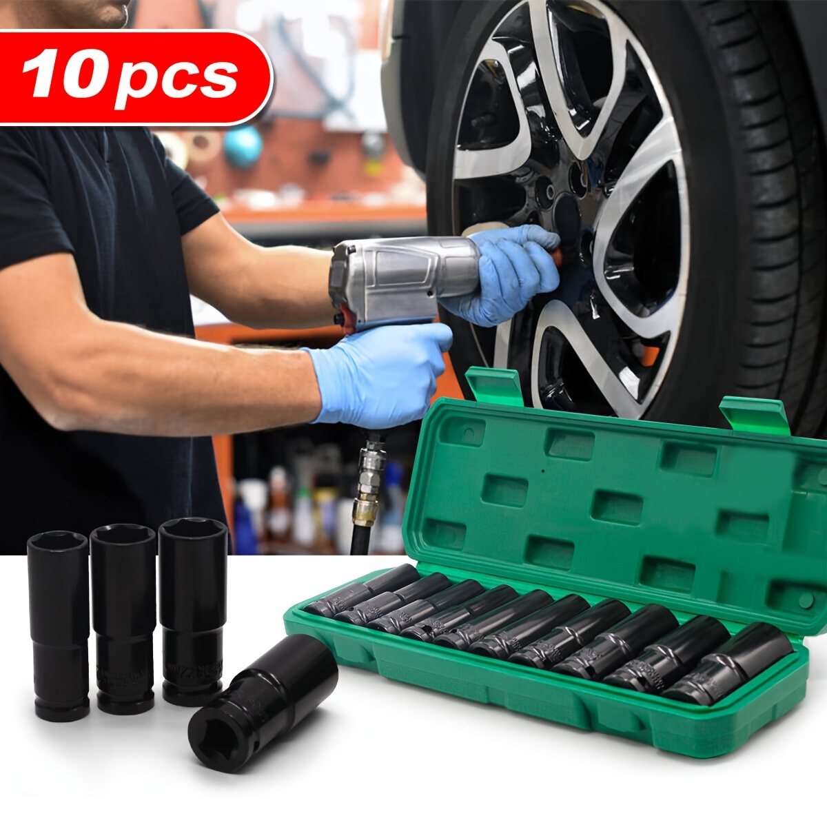 10pcs 1/2 Inch 8-24mm Power So - Power Tools Impact Wrench recensie en prijs